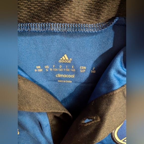 ADIDAS Millonarios FC Jersey Youth Small Pepsi Blue NWT - Picture 3 of 3